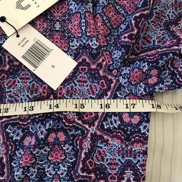 CABANA LIFE Carolina UPF 50 Tunic Cover-up Dress S - Picture 9 of 10